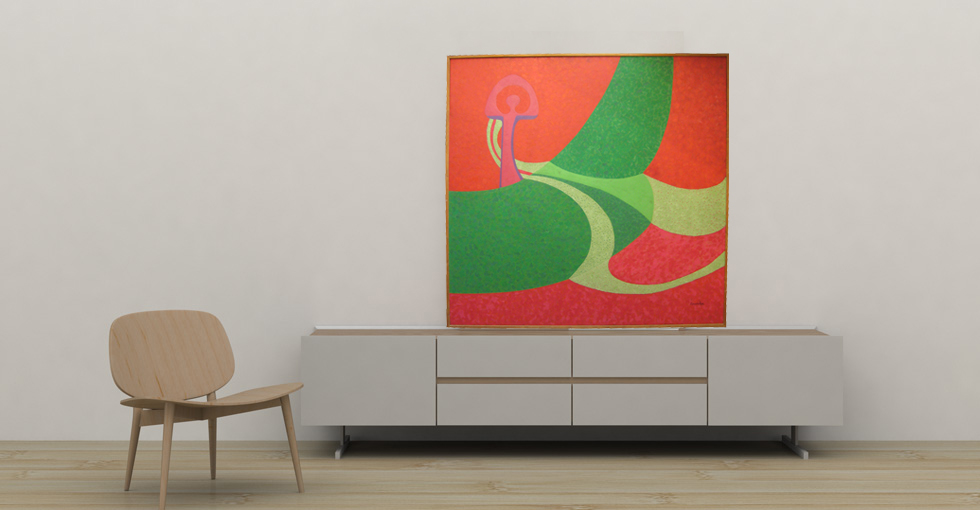 zavala painting in room